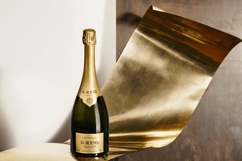 Krug grande cuvée champagne brut.