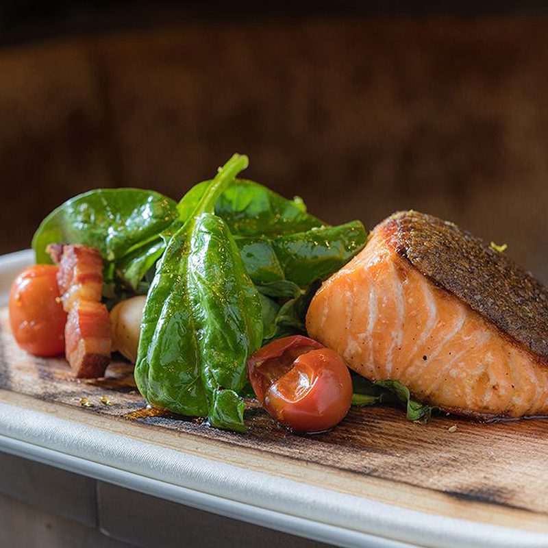 An appetizing dish at Leonora restaurant.