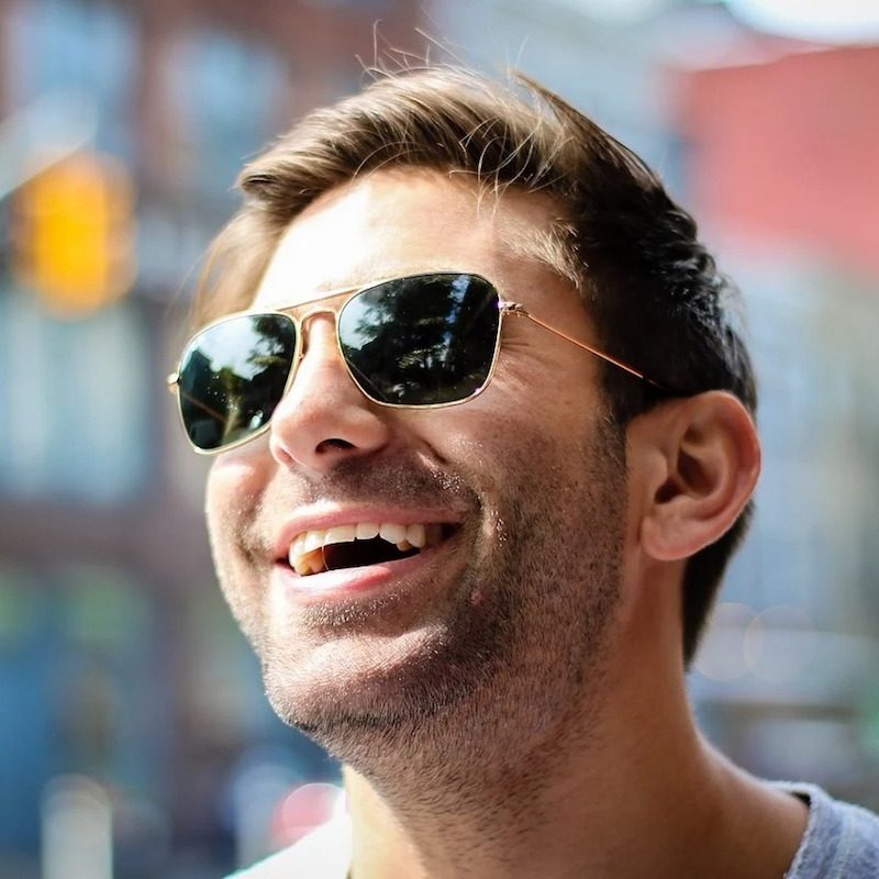 Man in the sun.