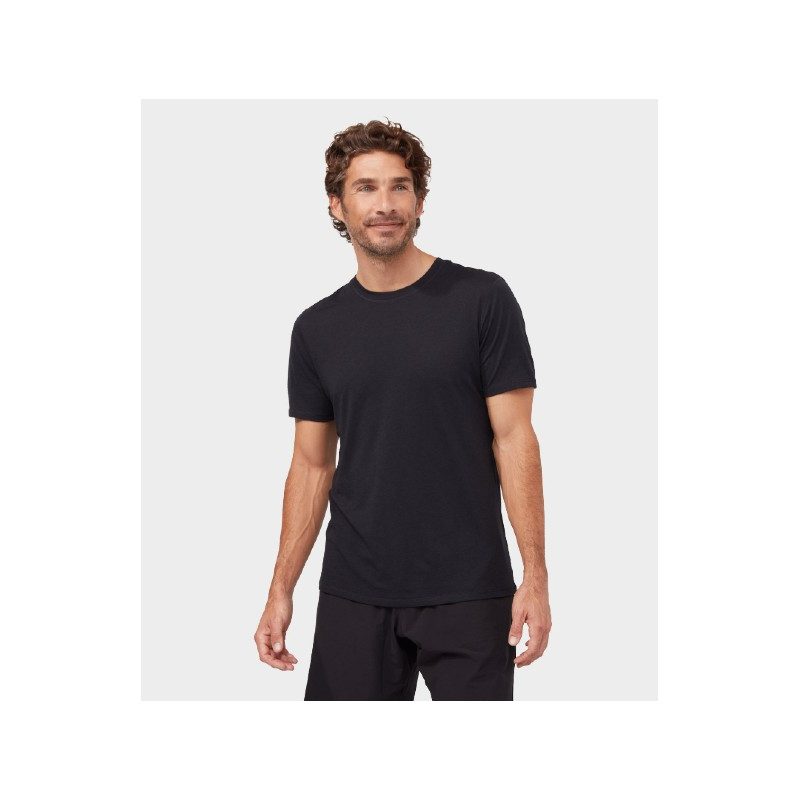 Manduka Refined Tee worn by a model.