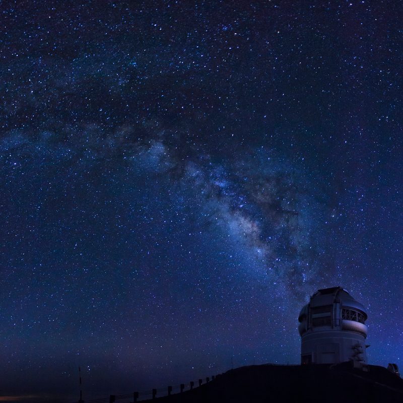 The Mauna Kea Observatory in Hawaii.