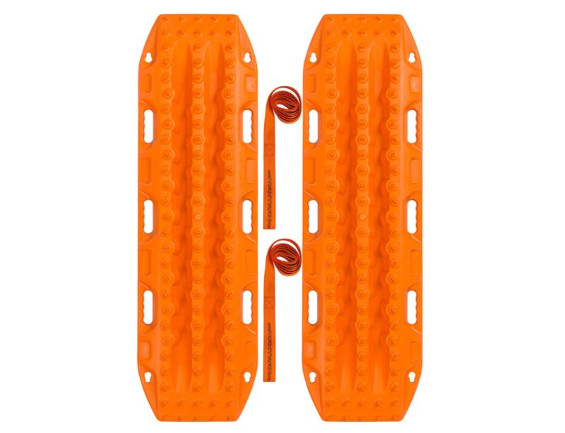 Winter roadside traction boards.