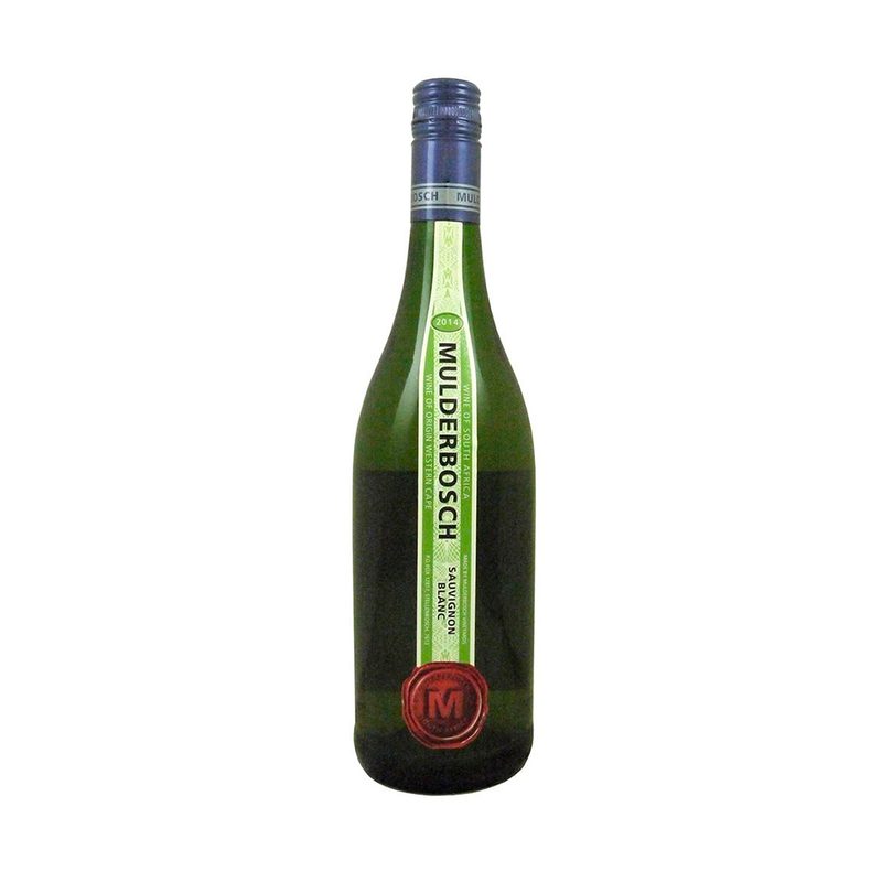 A bottle of Mulderbosch Sauvignon Blanc.