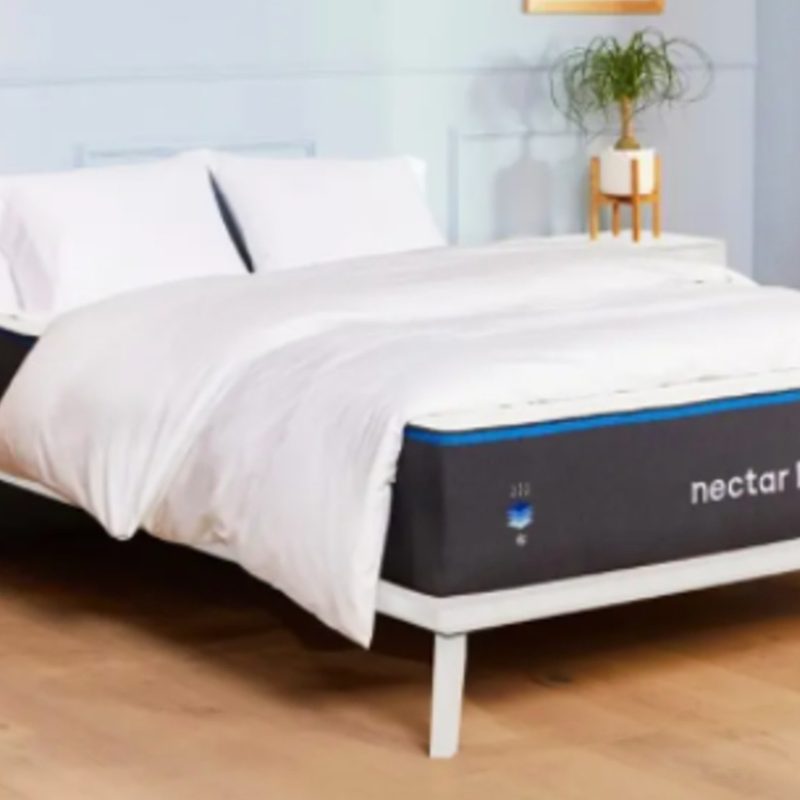 Nectar Memory Foam mattress in a room.
