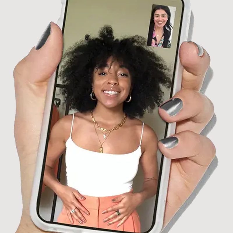 Nordstrom Virtual Styling Appointment on a smartphone.