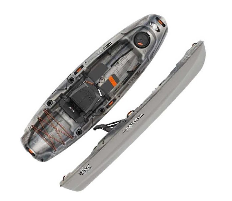 Pelican Premium The Catch 100 Kayak for Fishing in camo.