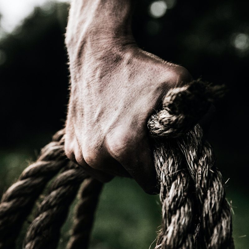Gripping rope