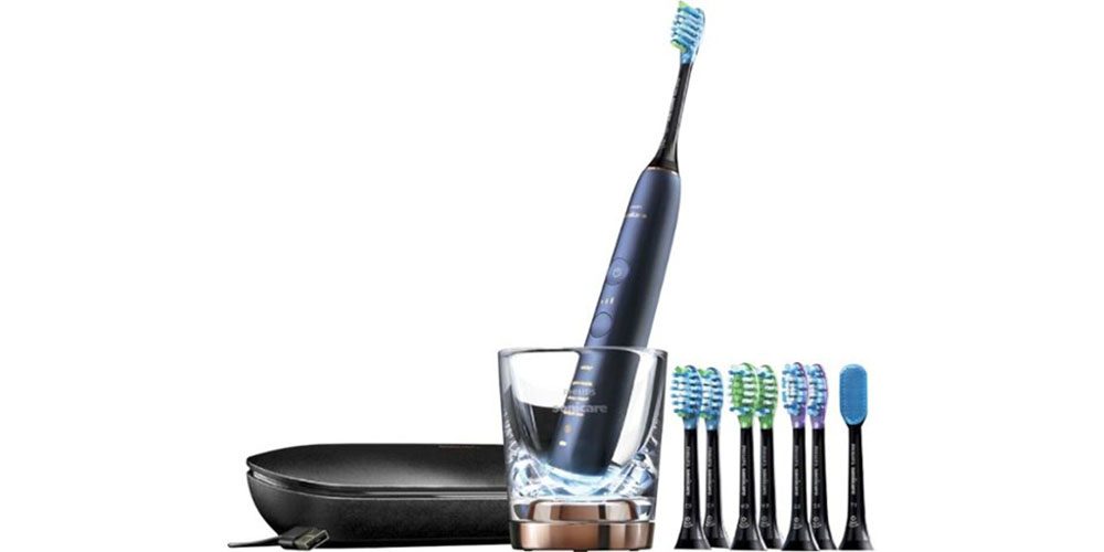 Philips Sonicare DiamondClean Smart 9700 Rechargeable Toothbrush on a white background.