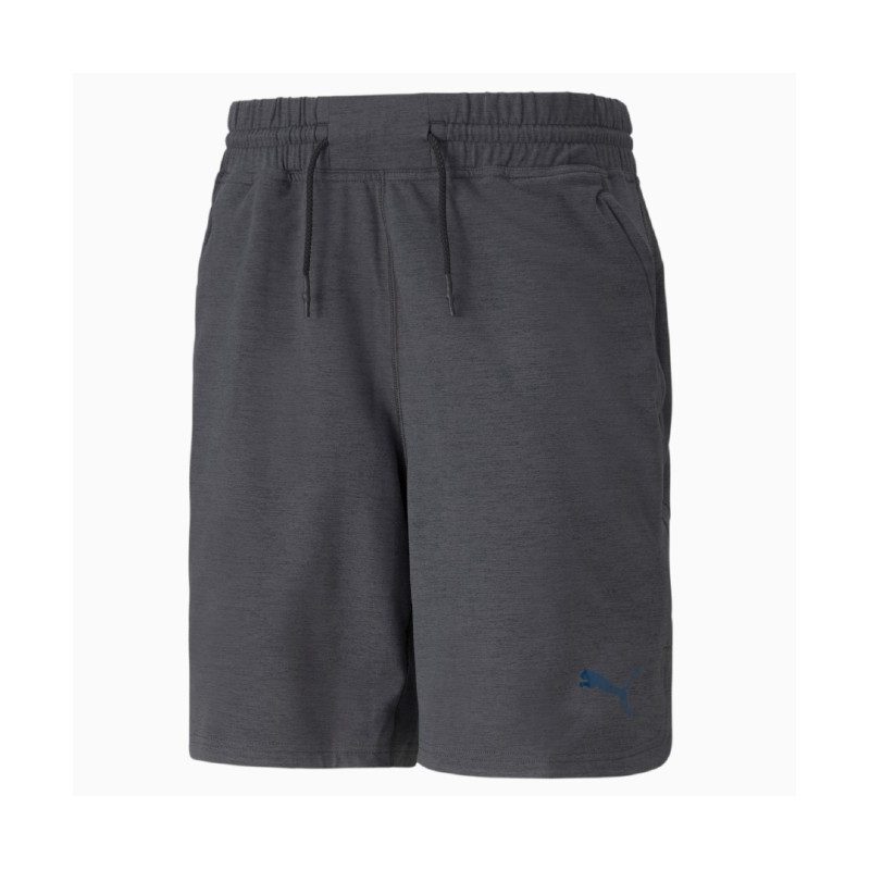 Puma Cloudspun 8-inch Training Shorts in black.