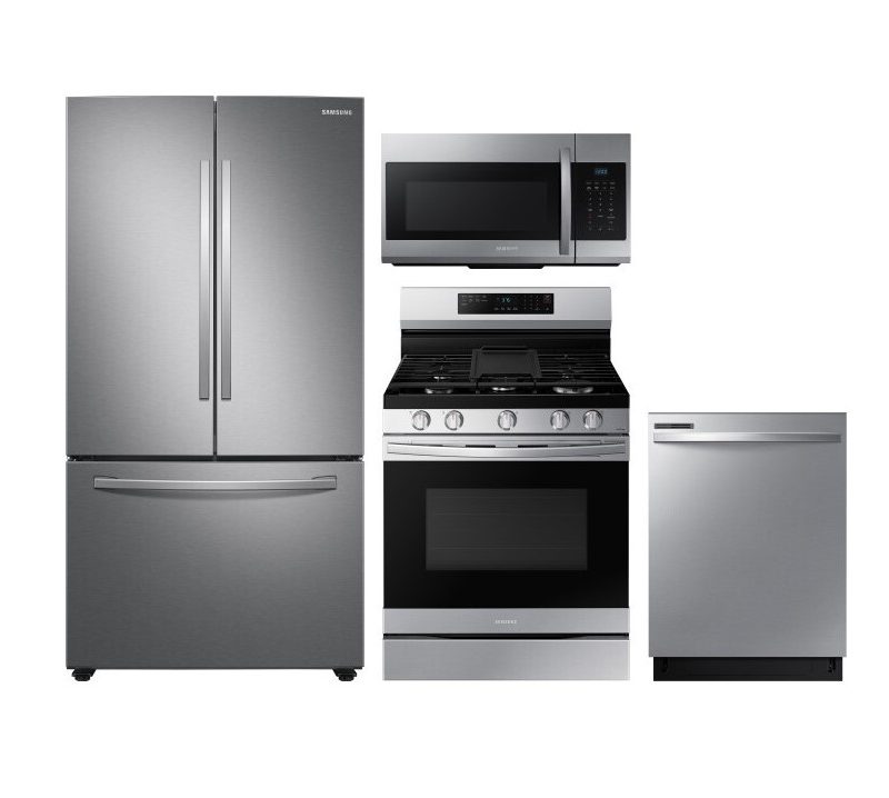 Samsung 4-Piece appliance set for full kitchen upgrade.
