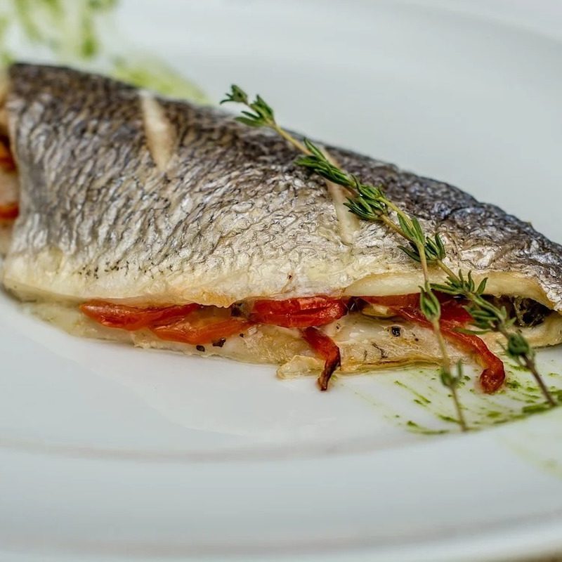 Sea bass.