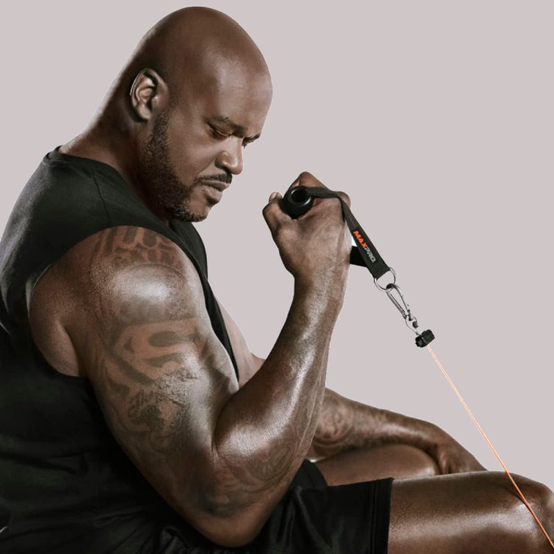 Shaq with MAXPRO Smart Cable Gym.