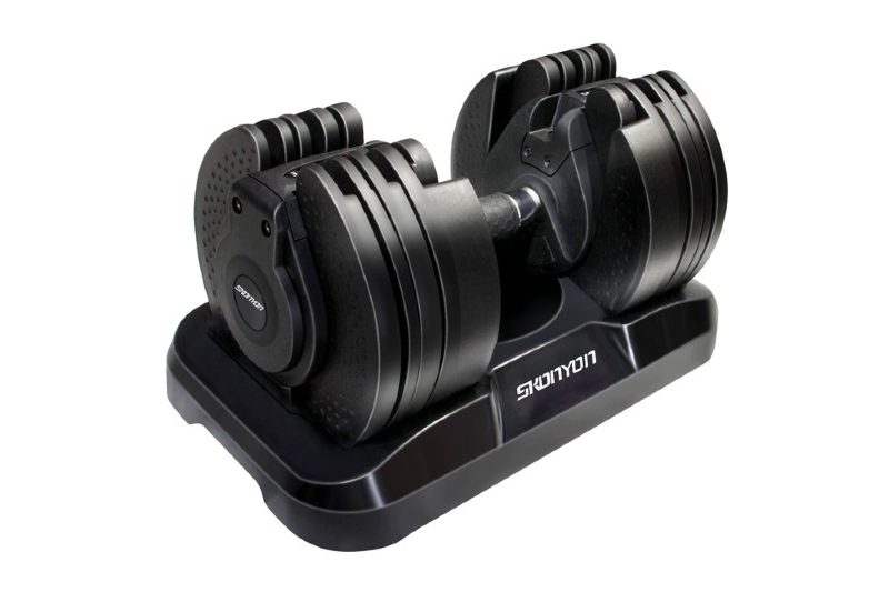 Skonyon adjustable dumbbells.