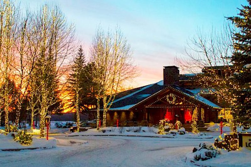 Sunriver Resort during the holidays.