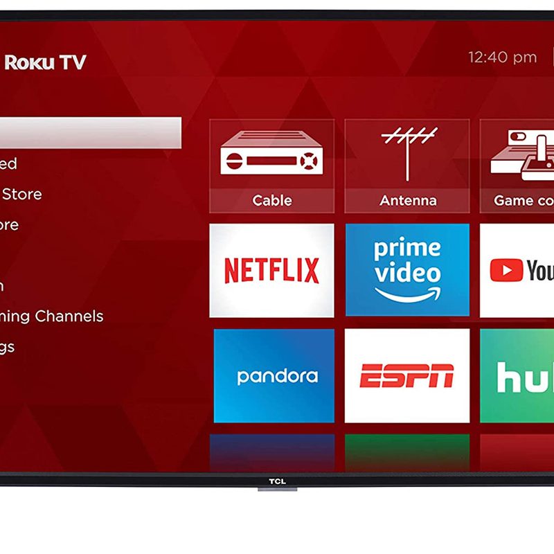 TCL 40-inch 1080p Smart LED Roku TV - 2019 Model.