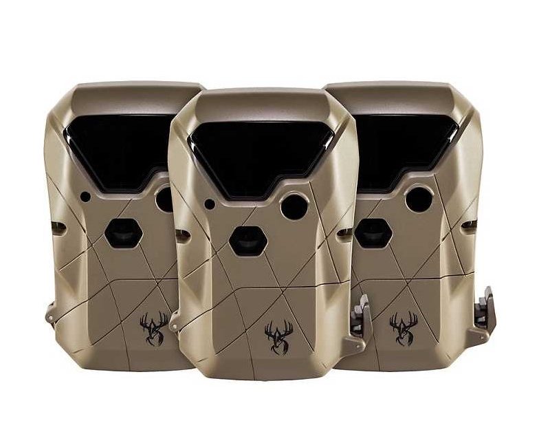 Wildgame Innovations Terra G2 LO IR Trail Camera set with 3.