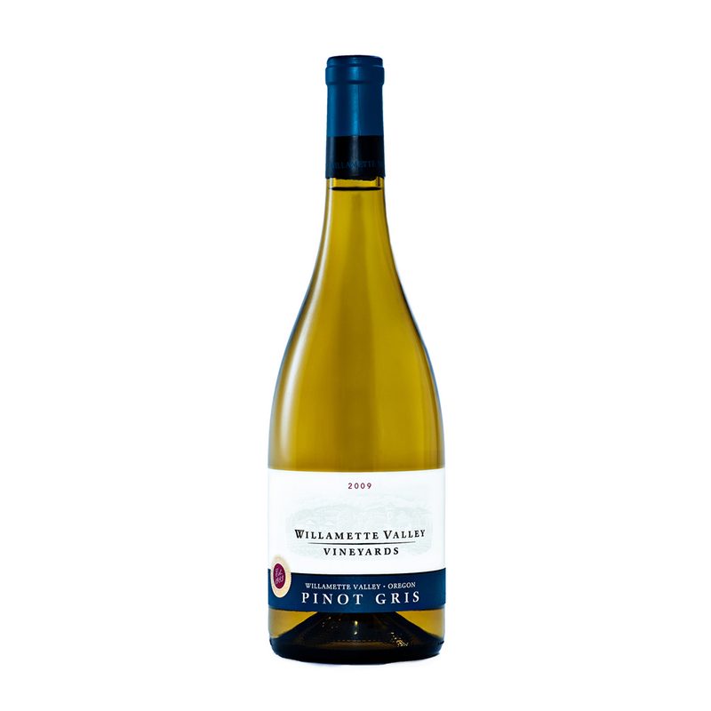 A bottle of Willamette Valley Pinot Gris.