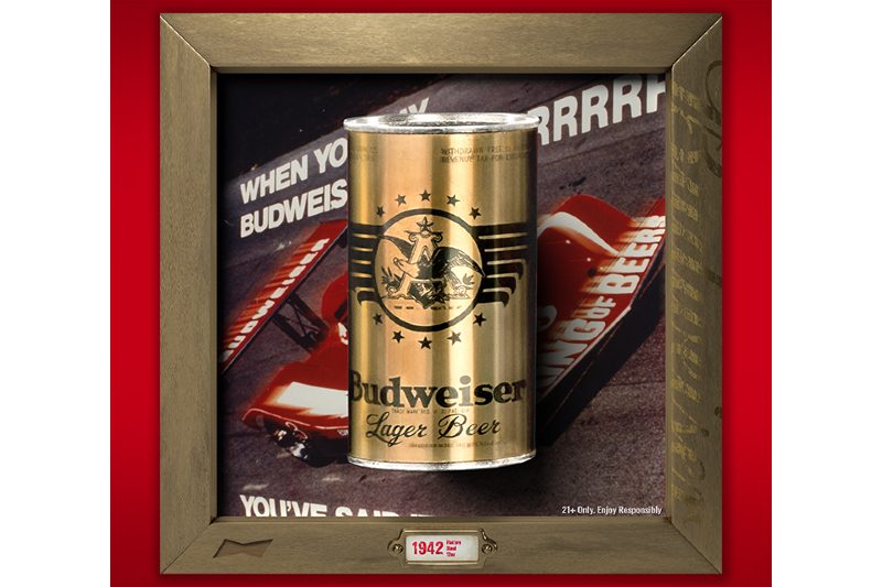 A Budweiser super-rare gold NFT, part of its digital "Heritage Collection."