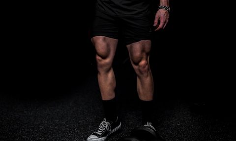 Strong quad muscles