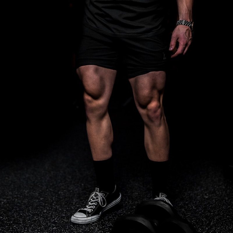 Strong quad muscles