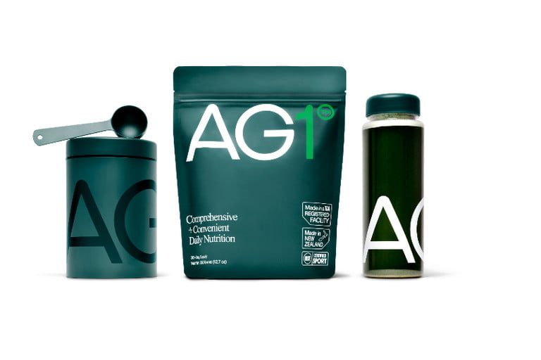 Athletic Greens powder.