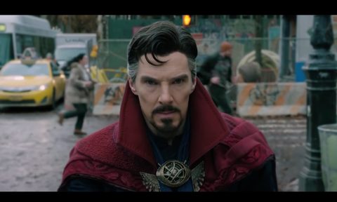 Benedict Cumberbatch as Dr. Strange in the 'Multiverse of Madness' trailer.