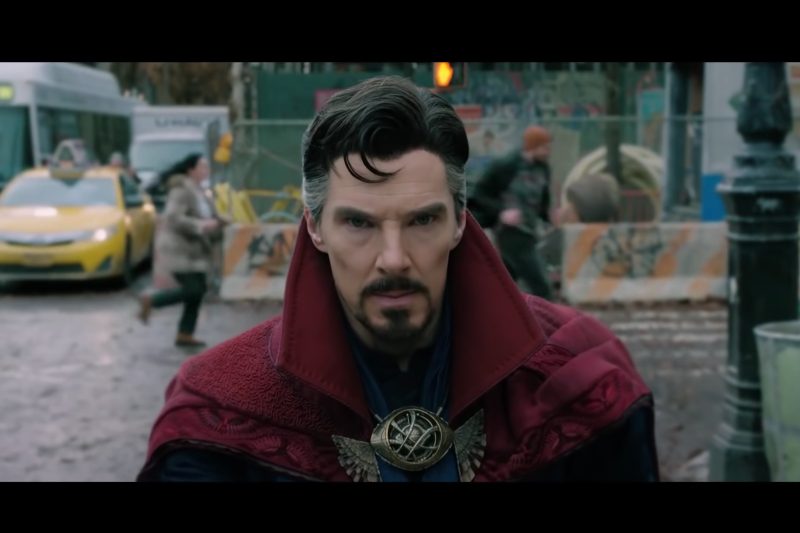 Benedict Cumberbatch as Dr. Strange in the 'Multiverse of Madness' trailer.