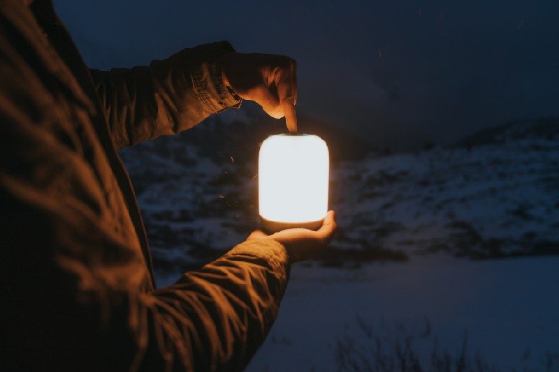 AlpenGlow 500 lantern from Biolite.
