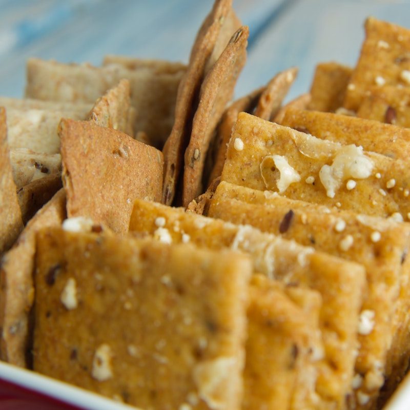 Container of crackers