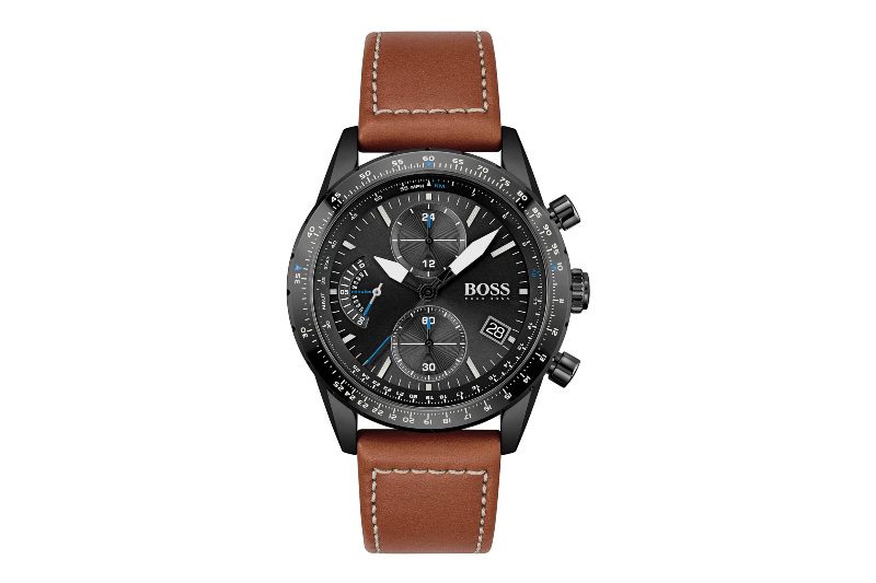 Best brown leather pilot's watch.