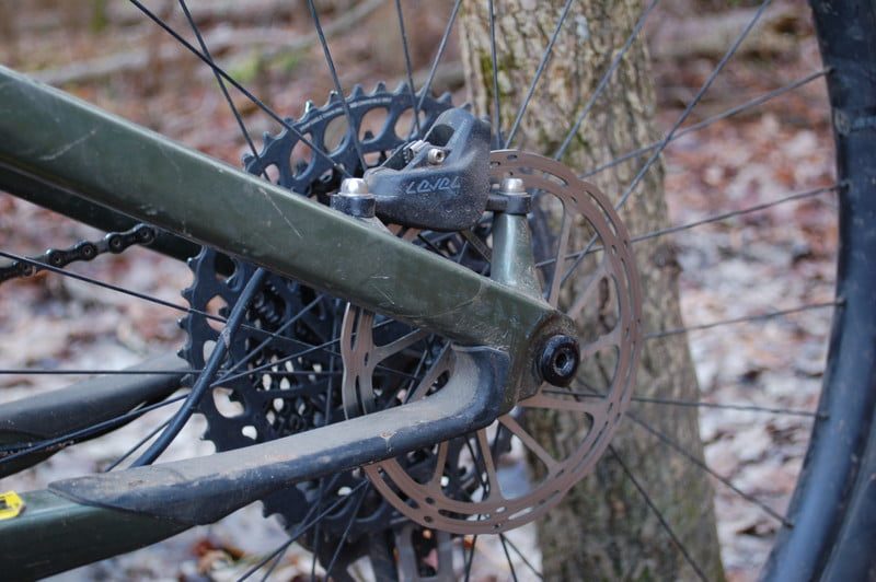 cannondale scalpel rear brakes and cassette.