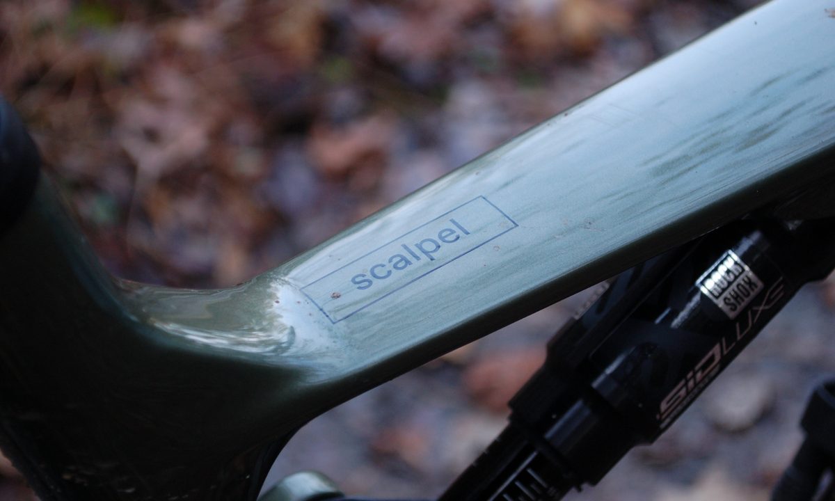 cannondale scalpel carbon se ltd lefty review decal..