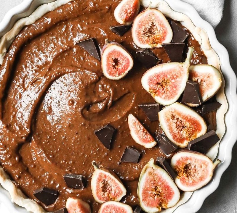Chocolate Fig Tart from JOI.