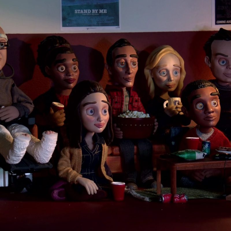 The cast of Community.