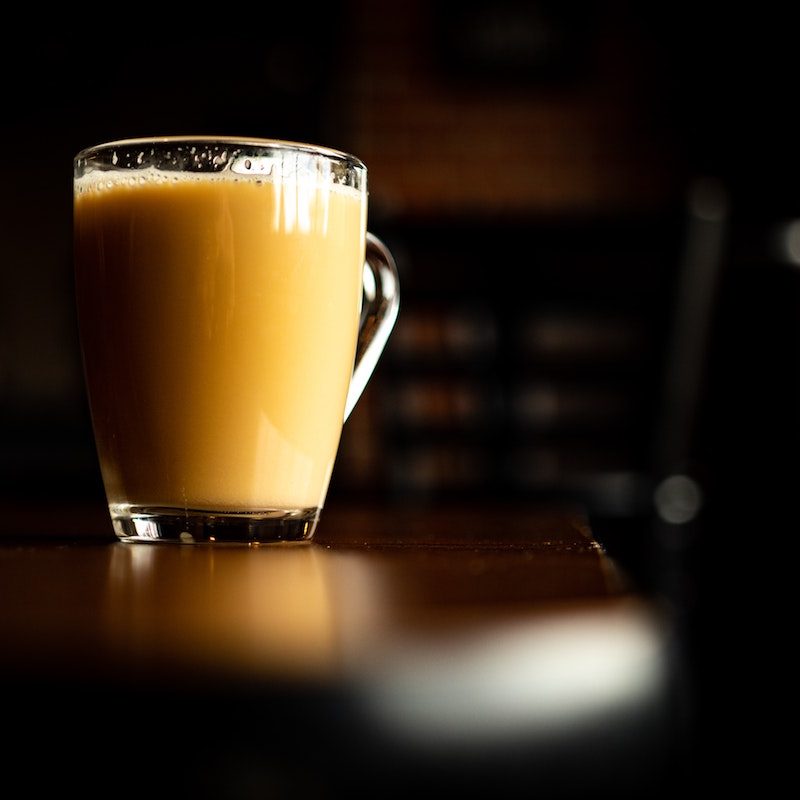 Frothy bulletproof coffee