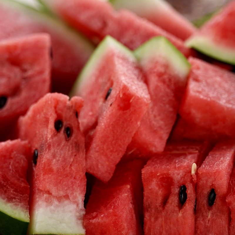 Fresh watermelon wedges