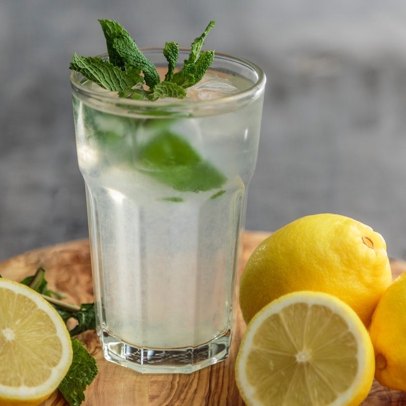 lemon water.