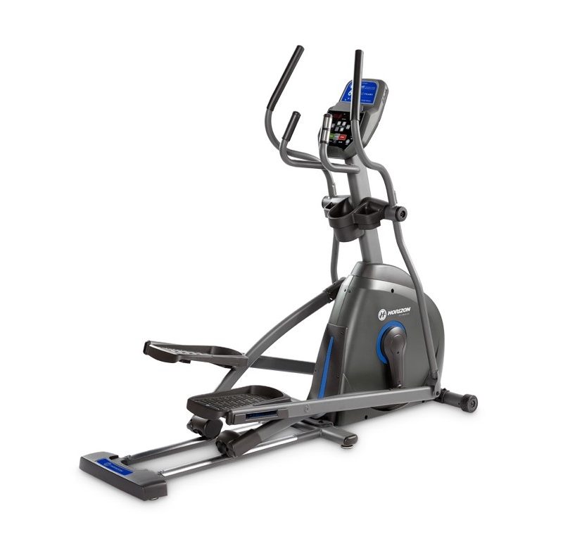 Horizon Fitness EX-59 Elliptical quick set up for workouts.