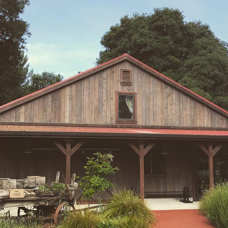 Horse & Plow Winery tasting barn.