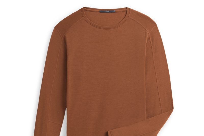 ibex merino wool base layer top.
