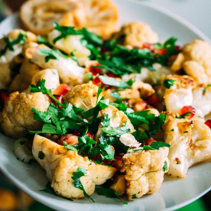 Low-cholesterol cauliflower foods