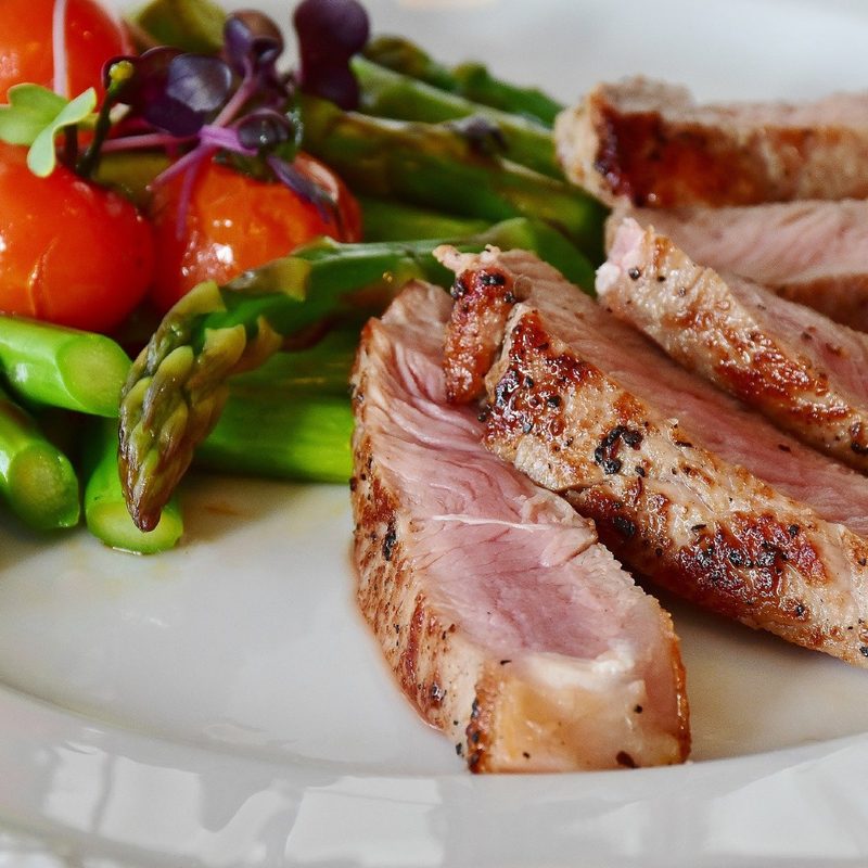 Meat and vegetables
