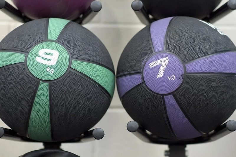 Medicine balls.