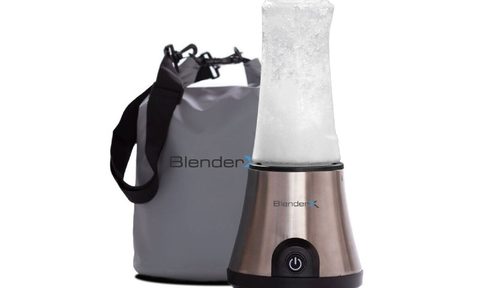 portable blender with a carrying case.