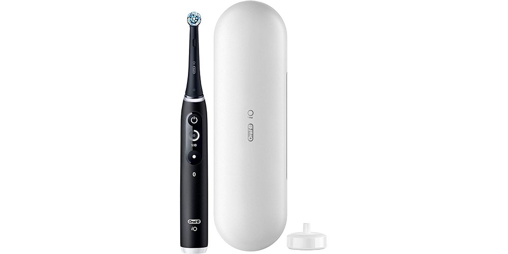 Oral-B Power iO Series 6 Electric Rechargeable Toothbrush on a white background.