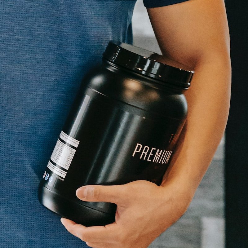 Holding pre-workout supplements