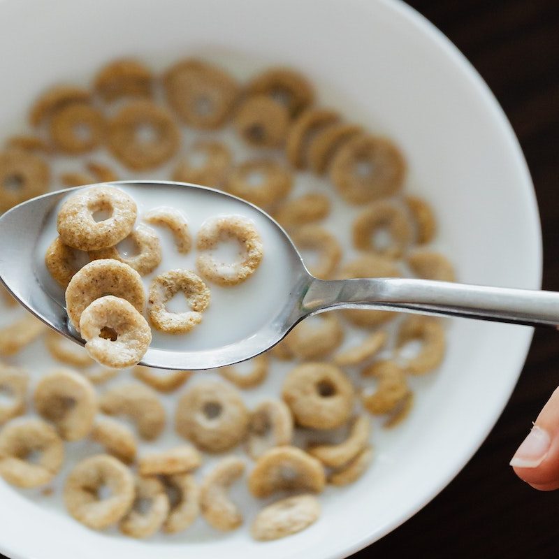 Fortified breakfast cereal.
