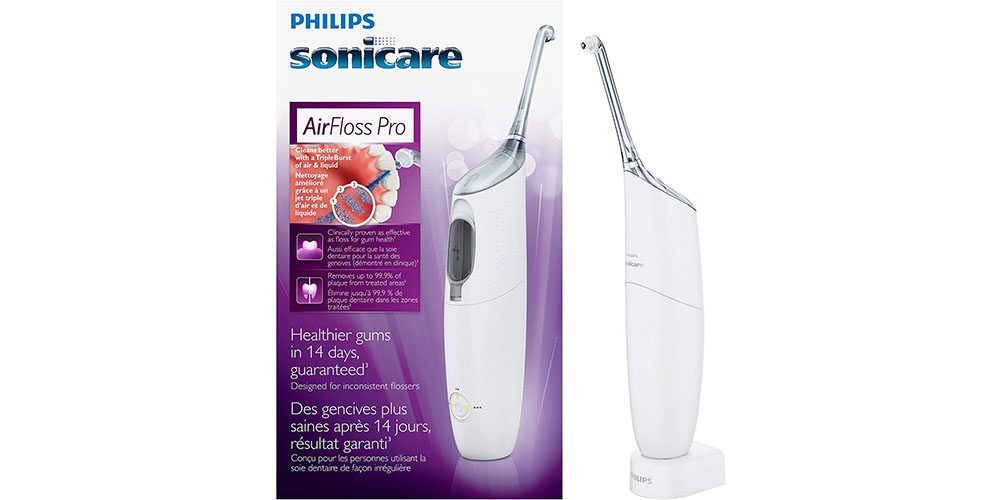 Philips Sonicare Airflosser on a white background.
