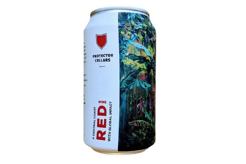 Protector Cellars red wine can