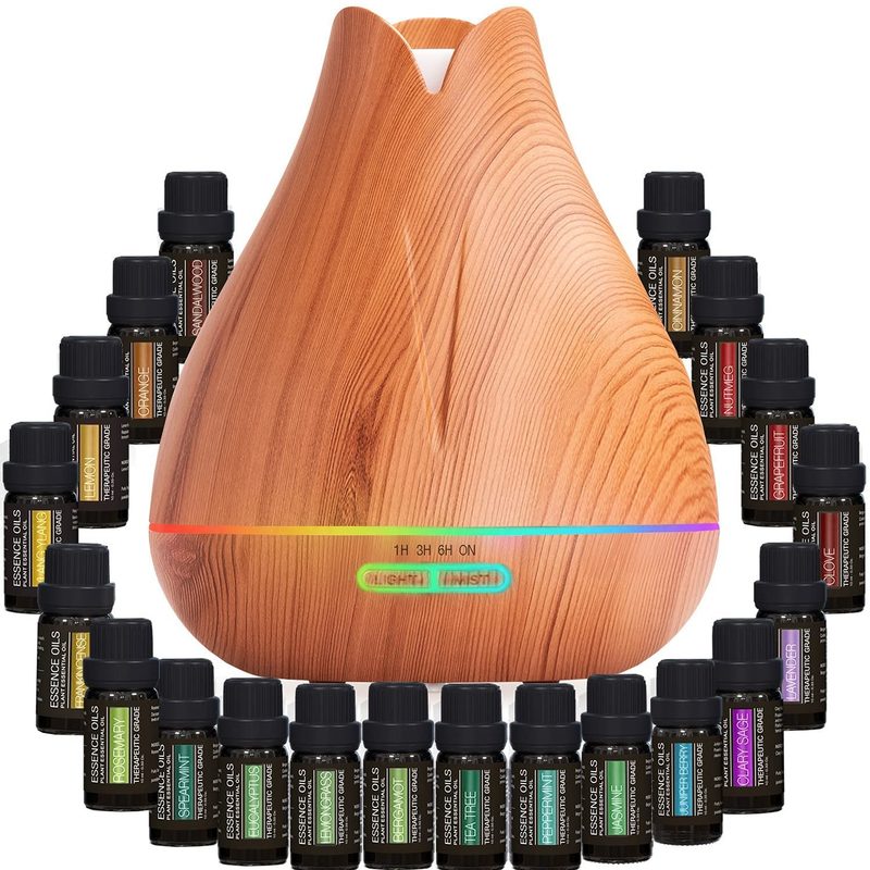 Pure Daily Care Aromatherapy Essential Oil Diffuser Gift Set.
